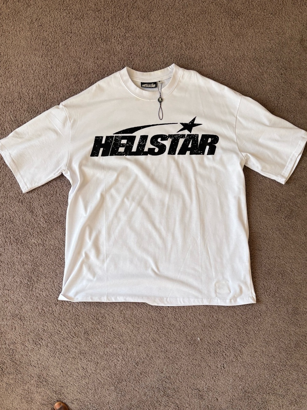 Hellstar Men's White Short Sleeve Logo Tee